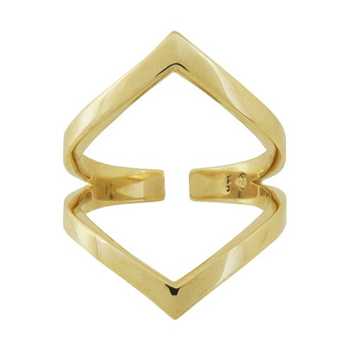 Gabriel Two-Tone Gold Chevron Diamond Ring | LR51826M45JJ – Ben Garelick